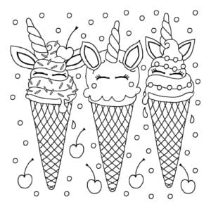 Featured image of post Unicorn Rainbow Coloring Pages Printable